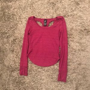 Long sleeve work out top